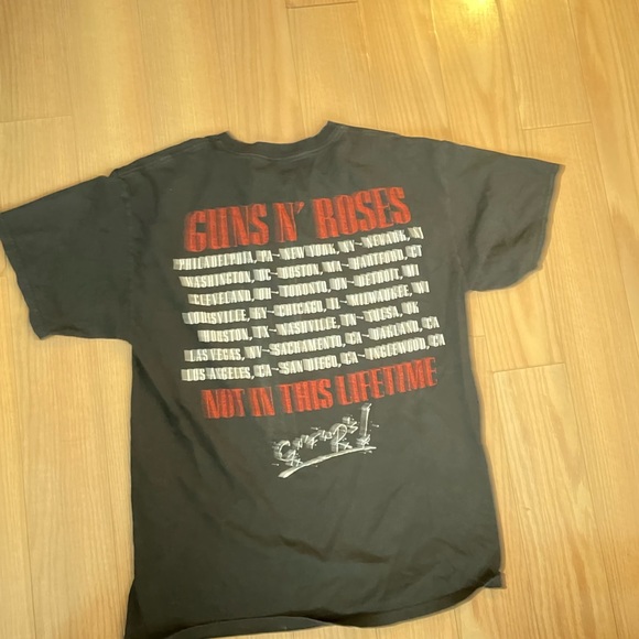 Vintage Guns N’ Roses Mens Large Short Sleeve Tee - Picture 2 of 3